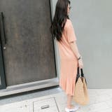 ドット柄スカーフ×裾フリルワンピース レーディス 半袖 | Frenchic | 詳細画像7