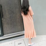 ドット柄スカーフ×裾フリルワンピース レーディス 半袖 | Frenchic | 詳細画像8
