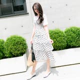 ハート柄入り4段フリル半袖ワンピース レーディス 半袖 | Frenchic | 詳細画像7