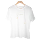 パールの紐付きブラウス レーディス 半袖 | Frenchic | 詳細画像12 