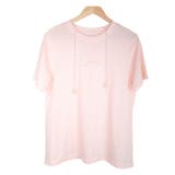 ライトピンク / Fサイズ | パールの紐付きブラウス レーディス 半袖 | Frenchic