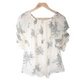 ベージュ / Fサイズ | オフショルトップス レーディス 半袖 | Frenchic