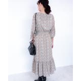 レーススリーブ花柄シフォンワンピース レーディス レース | Frenchic | 詳細画像33