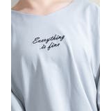 Ｔシャツ 文字刺繍 レース | Frenchic | 詳細画像12 