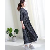 ワンピース ドット柄 花柄 春夏秋冬 オールシーズン 女性 | Frenchic | 詳細画像15