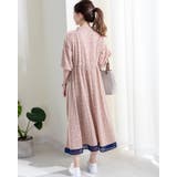 ワンピース ドット柄 花柄 春夏秋冬 オールシーズン 女性 | Frenchic | 詳細画像7