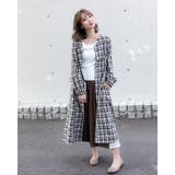 スリムサイドステッチ レースワイドパンツ | Frenchic | 詳細画像11 