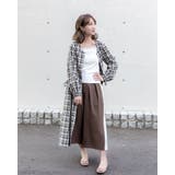 スリムサイドステッチ レースワイドパンツ | Frenchic | 詳細画像2 