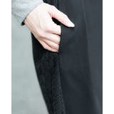 スリムサイドステッチ レースワイドパンツ | Frenchic | 詳細画像16 