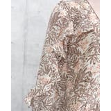 フラットカラーリボン紐結びフレア袖ブラウス | Frenchic | 詳細画像8 