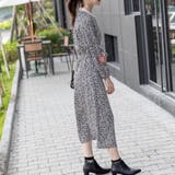 バンドカラー配色ワンピース | Frenchic | 詳細画像2