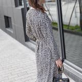 バンドカラー配色ワンピース | Frenchic | 詳細画像5
