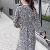 バンドカラー配色ワンピース | Frenchic | 詳細画像6