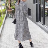バンドカラー配色ワンピース | Frenchic | 詳細画像9