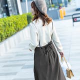 細レザーストラップスカート | Frenchic | 詳細画像3