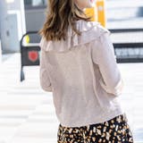 Vネックフリル花柄ブラウス | Frenchic | 詳細画像5 