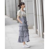 花柄パワショルシフォンブラウス | Frenchic | 詳細画像11