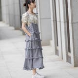 ギンガムチェック/リボンストラップティアードワンピース | Frenchic | 詳細画像9 