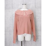 フリルカラーニットトップス ビビッドカラー | Frenchic | 詳細画像10