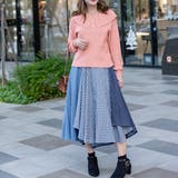 フリルカラーニットトップス ビビッドカラー | Frenchic | 詳細画像5