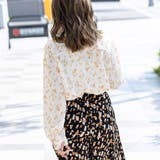 クラジック花柄シフォンブラウス | Frenchic | 詳細画像4