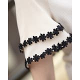花柄刺繍フレア袖トップス | Frenchic | 詳細画像18
