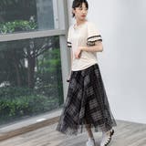 花柄刺繍フレア袖トップス | Frenchic | 詳細画像4