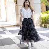 総レースフリルシフォンブラウス | Frenchic | 詳細画像17 