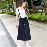 総レースフリルシフォンブラウス | Frenchic | 詳細画像6 