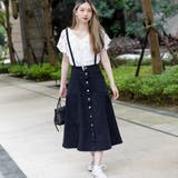 総レースフリルシフォンブラウス | Frenchic | 詳細画像9 