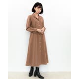 タック入りロングコート レーディス 長袖 | Frenchic | 詳細画像4 