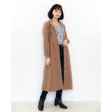 タック入りロングコート レーディス 長袖 | Frenchic | 詳細画像7 