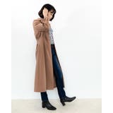 タック入りロングコート レーディス 長袖 | Frenchic | 詳細画像9 