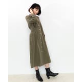 タック入りロングコート レーディス 長袖 | Frenchic | 詳細画像13 