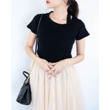 リブニット半袖カットソー レーディス 半袖 | Frenchic | 詳細画像5 