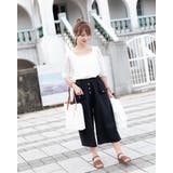 カットワークレース花刺繡スリーブトップス レディースファッション通販 花柄ブラウ… | Frenchic | 詳細画像12 