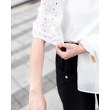 カットワークレース花刺繡スリーブトップス レディースファッション通販 花柄ブラウ… | Frenchic | 詳細画像18 