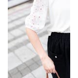 カットワークレース花刺繡スリーブトップス レディースファッション通販 花柄ブラウ… | Frenchic | 詳細画像19 