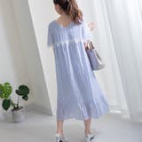 2WAY ストライプ柄ワンピース レディースファッション通販 | Frenchic | 詳細画像1 