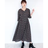 2WAY フロントボタン花柄ワンピース レーディス | Frenchic | 詳細画像26
