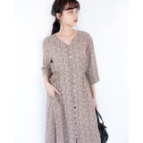 2WAY フロントボタン花柄ワンピース レーディス | Frenchic | 詳細画像3