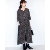 2WAY フロントボタン花柄ワンピース レーディス | Frenchic | 詳細画像32