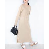 ベージュ | トップス付き ロングワンピース レーディス | Frenchic