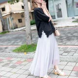 大花刺繡レースカットソー レーディス カジュアル | Frenchic | 詳細画像5 