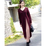 ドッキングワンピース プリーツスカート ロングワンピース | Frenchic | 詳細画像9