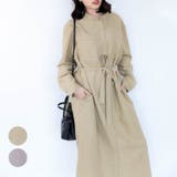 2WAY トレンチ風シャツワンピース レーディス | Frenchic | 詳細画像1 