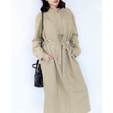 ベージュ | 2WAY トレンチ風シャツワンピース レーディス | Frenchic