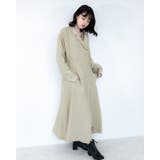 ベージュ | ガーゼガウンコート レーディス フロントボタン | Frenchic