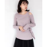 変形ニットカットソー レーディス リブ | Frenchic | 詳細画像3 