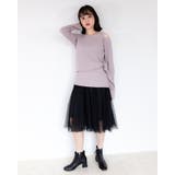 変形ニットカットソー レーディス リブ | Frenchic | 詳細画像13 